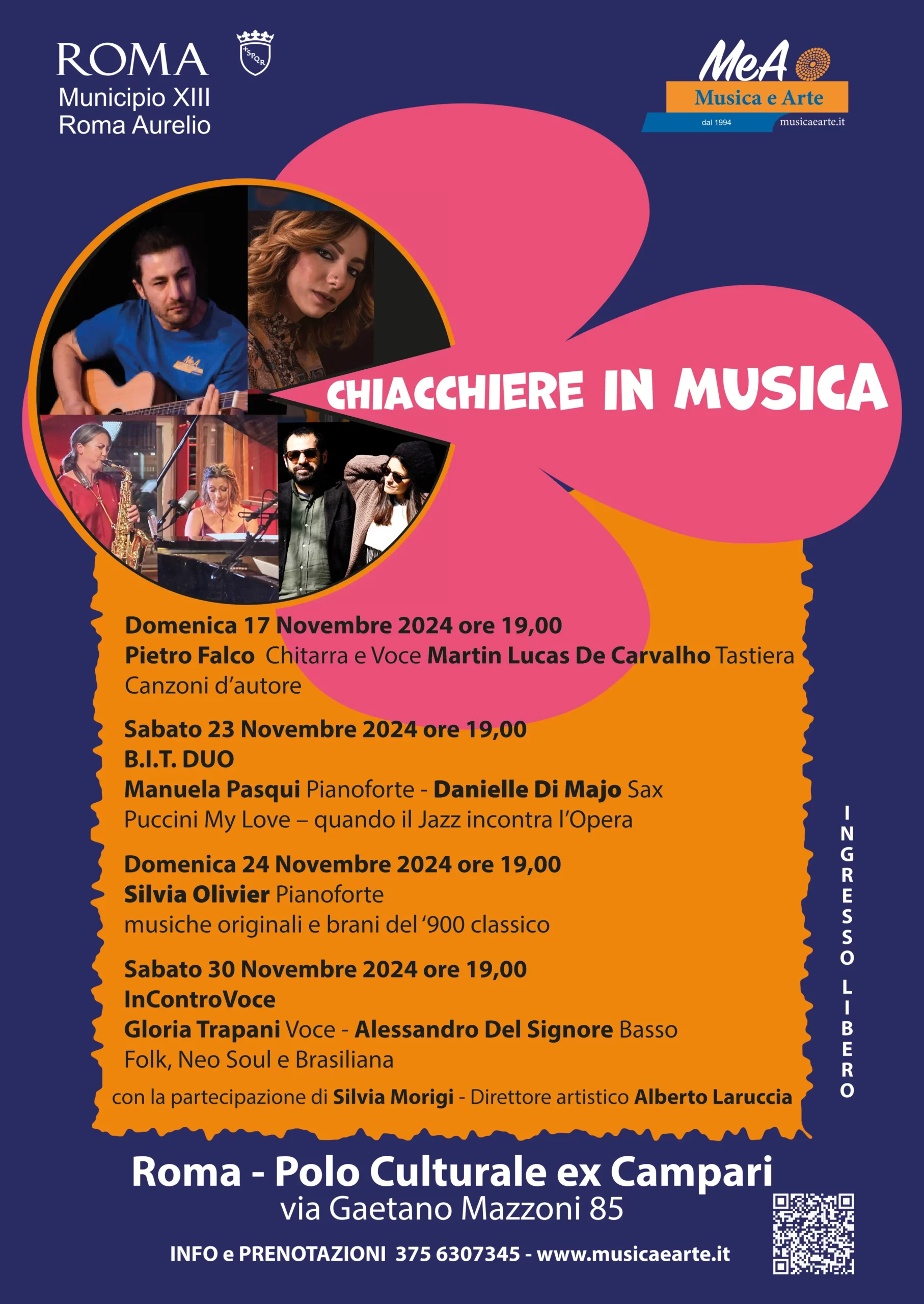 locandina chiacchiere in musica